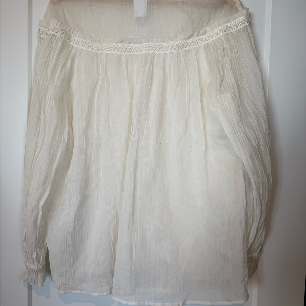 Steele White Oversized Boho Top - Picture 4 of 5